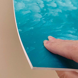 Photographie sur feuille PVC